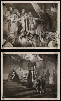 8d821 SALOME 4 8x10 stills '53 great images of Stewart Granger and Charles Laughton!