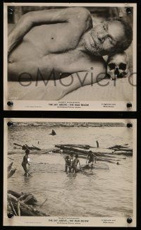 8d887 SKY ABOVE THE MUD BELOW 3 8x10 stills '62 great images of New Guinea jungle natives!