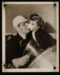 8d773 TO PLEASE A LADY 5 8x10 stills '50 Gable & Stanwyck in race car, 1 with printed censor star!