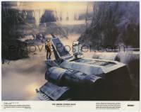 8f576 EMPIRE STRIKES BACK color 11x14 still #7 '80 Mark Hamill & R2-D2 by ship crashed in swamp!