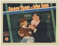 8f370 20,000 YEARS IN SING SING LC '32 young & pretty Bette Davis fights off slimy Louis Calhern!