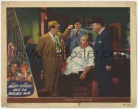 8f380 ABBOTT & COSTELLO MEET THE INVISIBLE MAN LC #6 '51 Bud watches Lou in deerstalker hypnotize!