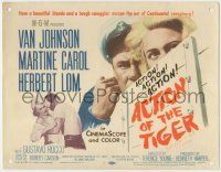 8f011 ACTION OF THE TIGER TC '62 Van Johnson & Martine Carol try to escape conspiracy!