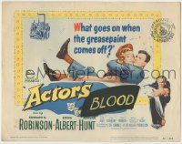 8f012 ACTORS & SIN TC '52 Edward G. Robinson, the lives of Broadway & Hollywood off the record!
