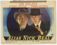 8f388 ALIAS NICK BEAL LC #3 '49 diabolical Ray Milland encourages Thomas Mitchell to sell his soul!