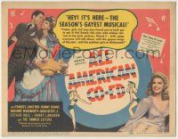 8f022 ALL AMERICAN CO-ED TC '41 Frances Langford, Johnny Downs, the season's gayest musical!