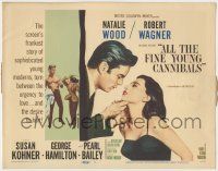 8f025 ALL THE FINE YOUNG CANNIBALS TC '60 Robert Wagner w/ Natalie Wood & getting hit by Kohner!