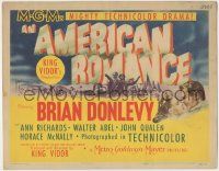 8f027 AMERICAN ROMANCE TC '44 Brian Donlevy, Ann Richards, directed by King Vidor!