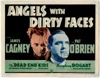 8f030 ANGELS WITH DIRTY FACES TC R40s classic image of James Cagney & priest Pat O'Brien, rare!