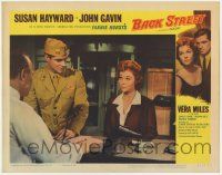 8f412 BACK STREET LC #8 '61 John Gavin in uniform looks over at pretty Susan Hayward!
