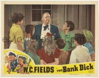 8f421 BANK DICK LC #2 R49 W.C. Fields shows kids he can smoke a cigarette through his ears, rare!