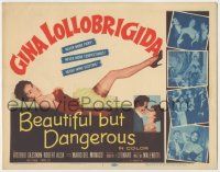 8f041 BEAUTIFUL BUT DANGEROUS TC '57 great images of super sexy Gina Lollobrigida!