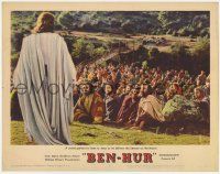 8f447 BEN-HUR LC #4 '60 a crowd listens to Jesus deliver the Sermon on the Mount, Wyler classic!