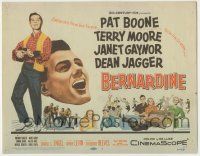 8f051 BERNARDINE TC '57 America's New Boy friend Pat Boone in his first movie!