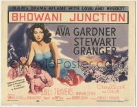 8f058 BHOWANI JUNCTION TC '55 sexy Eurasian beauty Ava Gardner in a flaming love story!