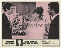 8f484 BRIDE WORE BLACK LC #2 '68 Francois Truffaut's La Mariee Etait en Noir, Jeanne Moreau!