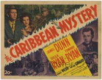 8f101 CARIBBEAN MYSTERY TC '45 James Dunn, Sheila Ryan & Edward Ryan in the tropical jungle!
