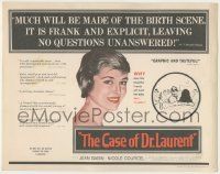 8f104 CASE OF DR. LAURENT TC '58 why does this beautiful girl want her baby born in public!