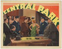 8f498 CENTRAL PARK LC '32 sexy Joan Blondell glares at Wallace Ford in police station, pre-Code!