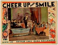 8f509 CHEER UP & SMILE LC '30 great image of Arthur Lake performing with band at nightclub!