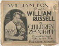 8f114 CHILDREN OF NIGHT TC '21 romantic close up of William Russell & pretty Ruth Renick!