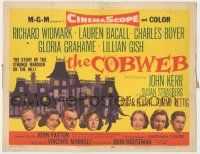 8f119 COBWEB TC '55 Richard Widmark, Lauren Bacall, Charles Boyer, Gloria Grahame, Lillian Gish