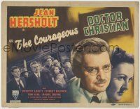 8f135 COURAGEOUS DR. CHRISTIAN TC '40 Jean Hersholt fights an epidemic, Tom Neal, Dorothy Lovett!