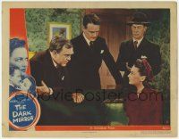 8f545 DARK MIRROR LC #8 '46 Lew Ayres & Thomas Mitchell stare at pretty Olivia De Havilland!