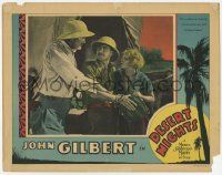 8f554 DESERT NIGHTS LC '29 John Gilbert, Torrence & Nolan strike it rich but are dying of thirst!