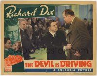 8f557 DEVIL IS DRIVING LC '37 Wilson & Keene watch Richard Dix pleading with Arthur Loft in court!