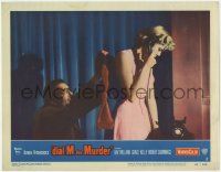 8f561 DIAL M FOR MURDER LC #2 '54 Hitchcock, killer Anthony Dawson sneaks up on Grace Kelly!