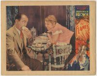 8f586 FLAMES LC '32 pretty Marjorie Beebe makes cake & makes eyes at balding man!