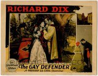 8f600 GAY DEFENDER LC '27 Richard Dix embraces sexy Thelma Todd, both in cool costumes!