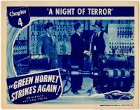 8f615 GREEN HORNET STRIKES AGAIN chapter 4 LC '40 Warren Hull with bad guys by turbines, serial!