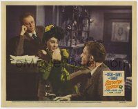 8f620 HANGOVER SQUARE LC '45 close up of sexy Linda Darnell seducing Laird Cregar playing piano!