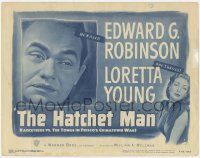8f163 HATCHET MAN TC R49 Edward G. Robinson, Loretta Young, racketeers vs the Tongs in Chinatown!