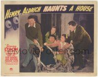 8f624 HENRY ALDRICH HAUNTS A HOUSE LC #5 '43 Jimmy Lydon, Charles Smith & more w/ man in bandages!