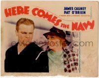8f629 HERE COMES THE NAVY LC '34 c/u of pretty Gloria Stuart smiling at perplexed James Cagney!