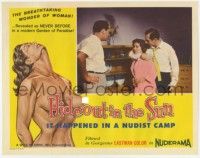 8f633 HIDEOUT IN THE SUN LC '60 Doris Wishman nudie classic, it happened in a nudist camp!