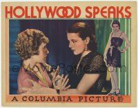 8f638 HOLLYWOOD SPEAKS LC '32 Pat O'Brien & Genevieve Tobin, an extra girl who stopped at nothing!
