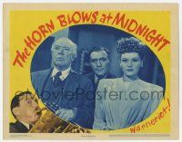 8f641 HORN BLOWS AT MIDNIGHT LC '45 angel Jack Benny between Alexis Smith & Guy Kibbee!