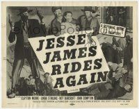 8f173 JESSE JAMES RIDES AGAIN TC R55 cool images of outlaw Clayton Moore, Republic serial!