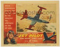8f673 JET PILOT LC #7 '57 directed by Josef von Sternberg, cool image of Screaming Eagles!