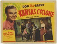 8f175 KANSAS CYCLONE TC '41 Lynn Merrick watches cowboy Don Red Barry surrounded by three men!