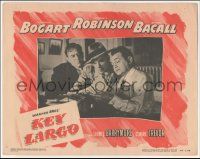 8f683 KEY LARGO LC #2 '48 c/u of Edward G. Robinson, Gomez & Lawrence with huge pile of cash!