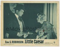 8f707 LITTLE CAESAR LC #4 R54 Edward G. Robinson points gun at Douglas Fairbanks & Glenda Farrell!