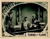 8f712 LOST CITY chapter 2 LC '35 William Boyd looks at strange device on desk, Tunnel of Flame!