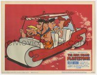 8f722 MAN CALLED FLINTSTONE LC '66 Hanna-Barbera, Fred, Wilma, Barney & Betty in caveman car!