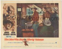 8f727 MAN WHO SHOT LIBERTY VALANCE LC #7 '62 John Wayne takes charge from James Stewart & O'Brien!