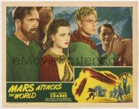 8f735 MARS ATTACKS THE WORLD LC #2 R50 c/u of Buster Crabbe as Flash Gordon w/Shannon & Rogers!
